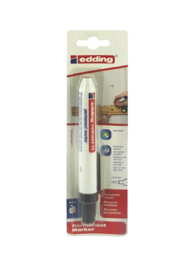 إدينغ قلم ماركر ريتراكت 11 بحبر ثابت أبيض