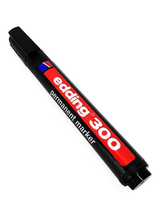 Edding Round Tip Permanent Marker Black - Image 3