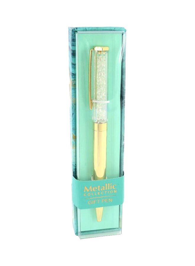 روكو قلم حبر جاف فتل برأس كروي من تشكيلة ميتاليك ذهبي