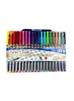 36-Piece Colour Peps Felt Tip Colouring Pen Set With Zipper Packet Multicolour - v1595855964/N38161292A_2