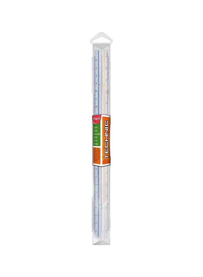Maped - Architect's Metric Triangular Scale Clear - Image 1