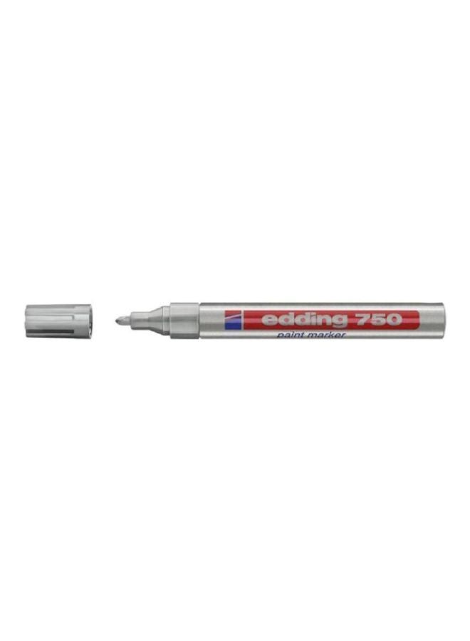 750 Round Tip Paint Marker Silver