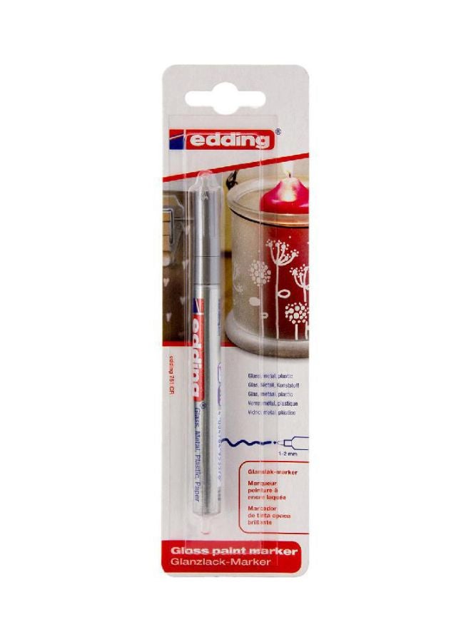 751 Round Tip Gloss Paint Marker Silver