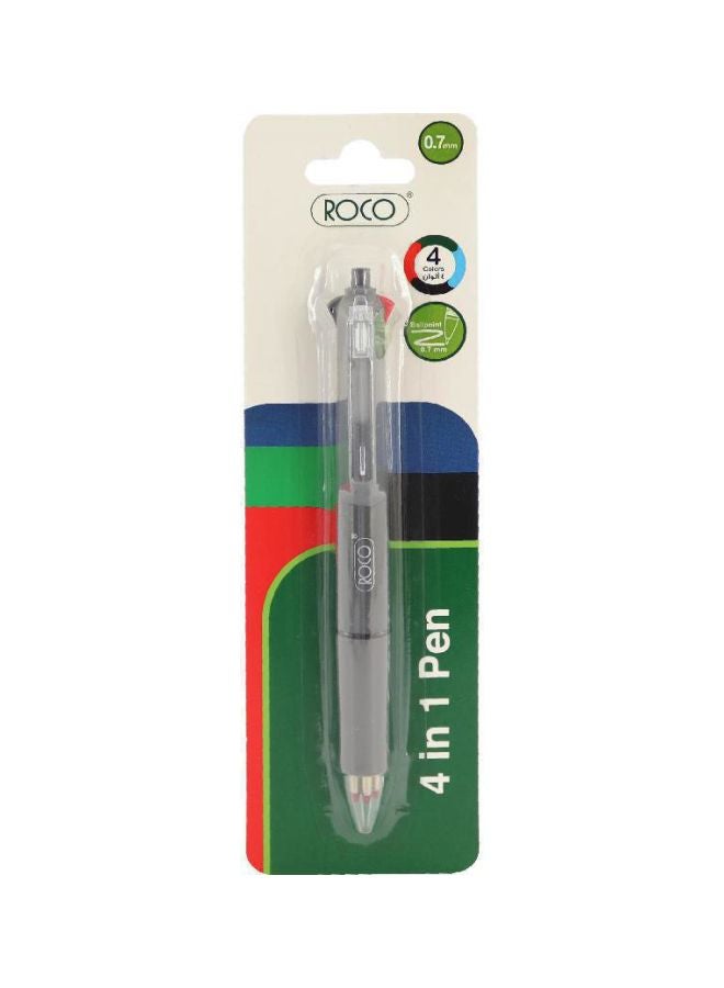 4-In-1 Gel Ink Pen Grey