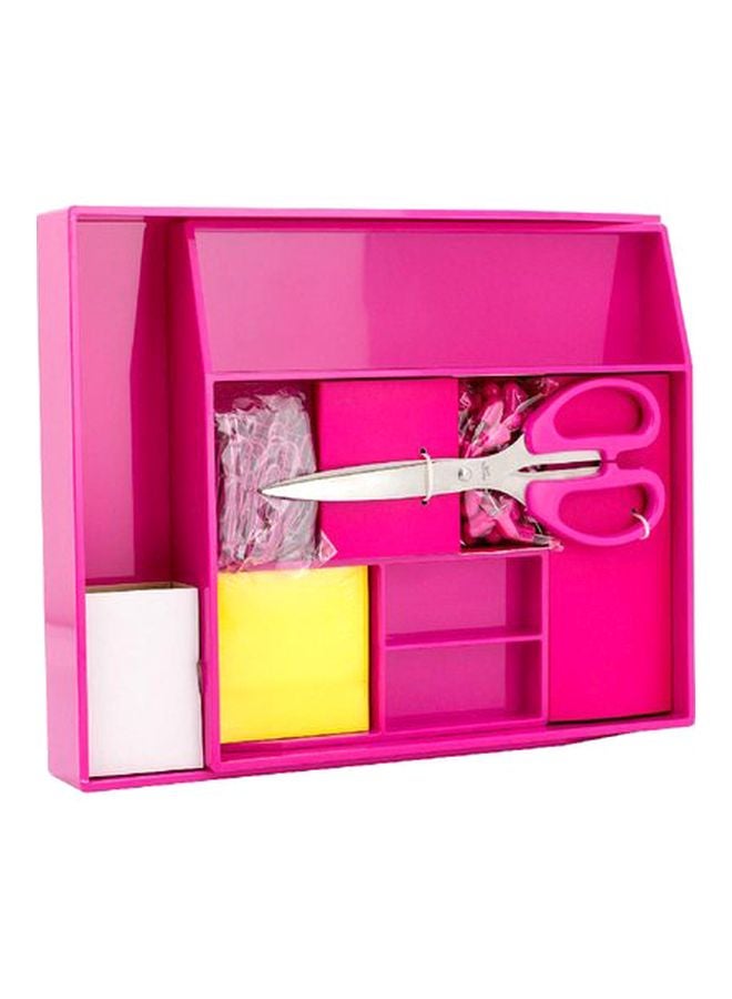 ROCO 5-Compartment Desk Set Pink - Image 1