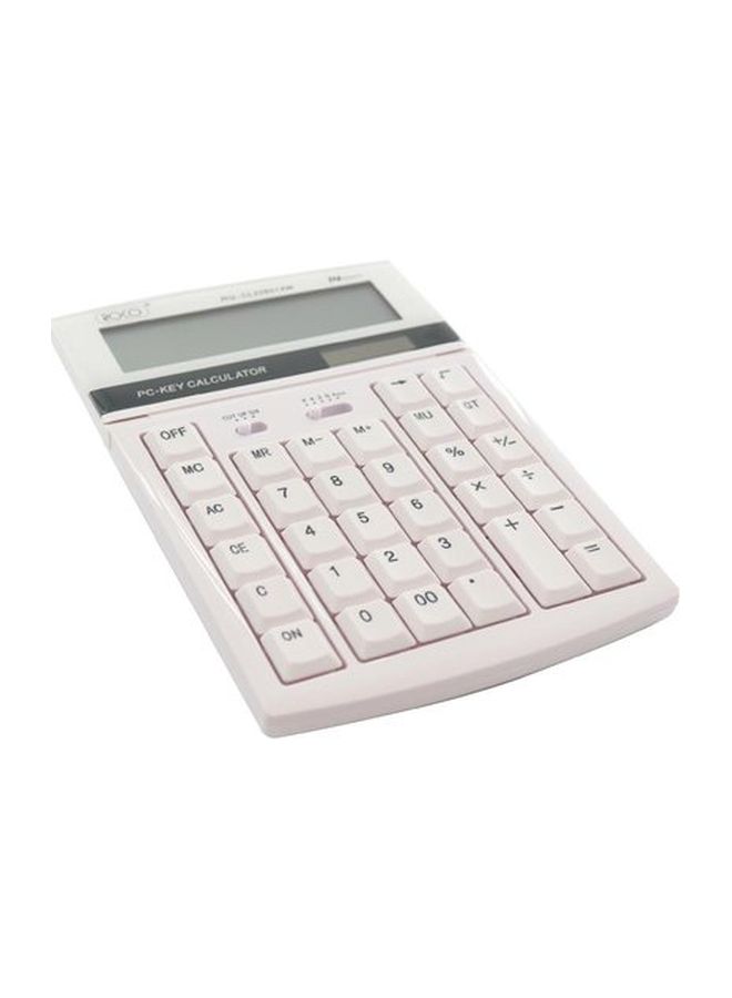 روكو آلة حاسبة أساسية بشاشة سعة 14 رقماً أبيض/ أسود - Image 2