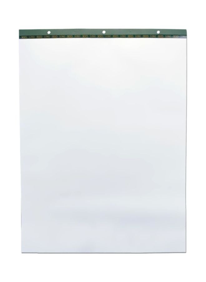 روكو لوح أوراق فليب شارت مكون من 40 ورقة أبيض