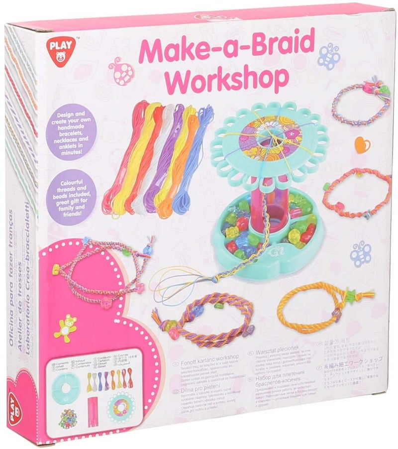 PLAYGO - Breiset Make-A-Braid Workshop Multicolor - Image 1