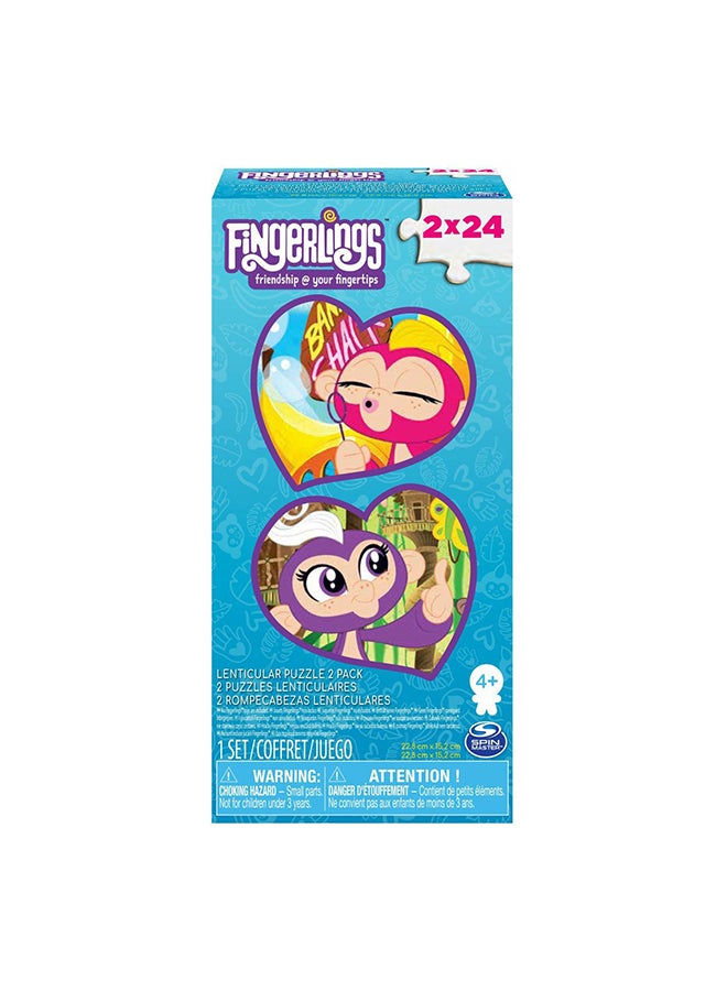SPIN MASTER 48-Pieces Fingerlings Puzzle Set - Image 1