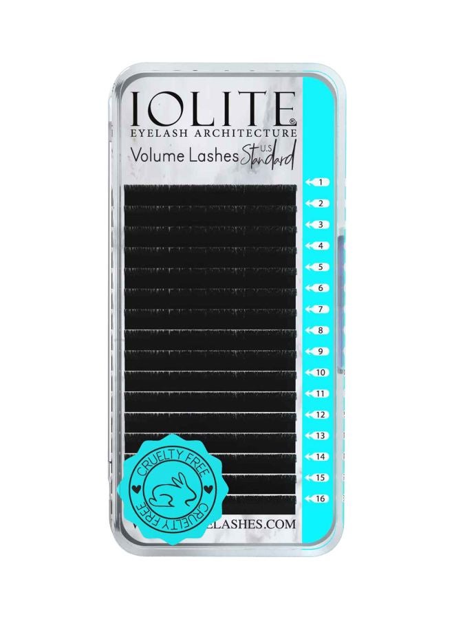 IOLITE Pair Of 8 J Curl False Eyelashes Classisc
