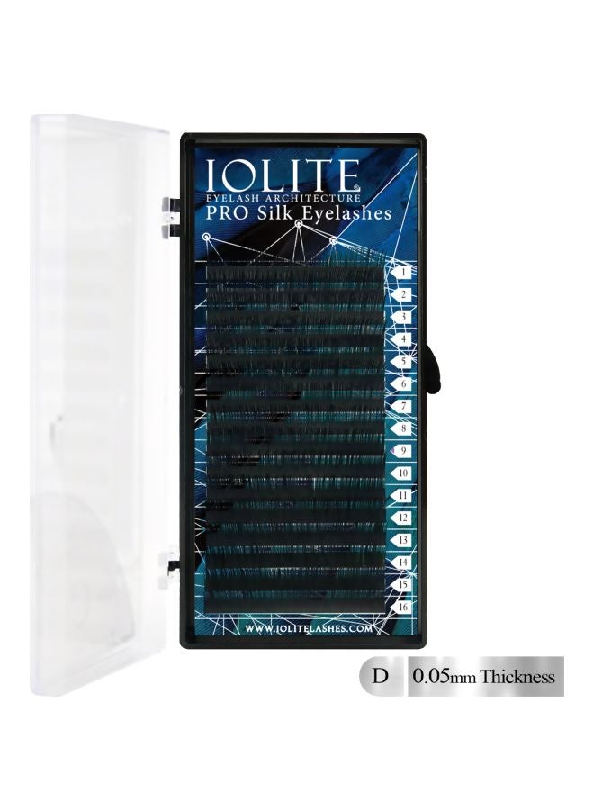 IOLITE Pair Of 8 Pro Silk D-Curl Eyelashes Black - Image 2