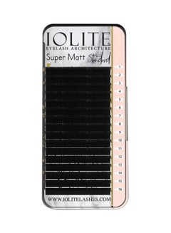 Pair Of 8 Super Matt B Curl False Eyelashes Black