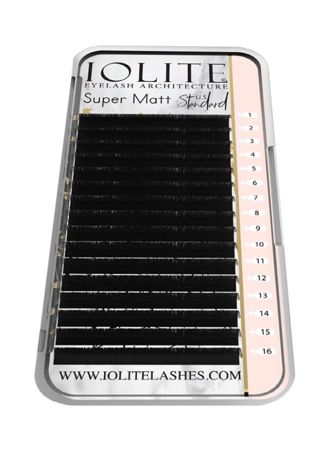 أيولايت رموش صناعية سوبر مات بي كيرل من 8 أزواج أسود - Image 2