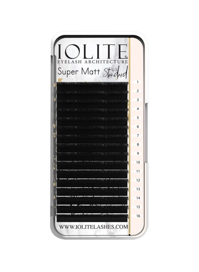 IOLITE Pair Of 8 Super Matt C Curl False Eyelashes Classics - Image 1
