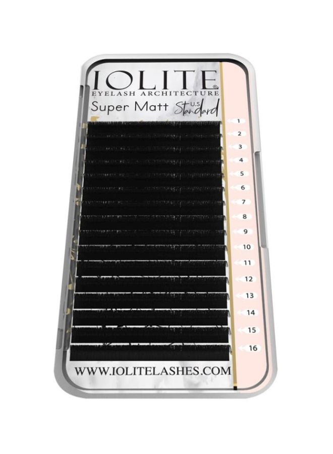 IOLITE Pair Of 8 Super Matt C Curl False Eyelashes Classics - Image 2