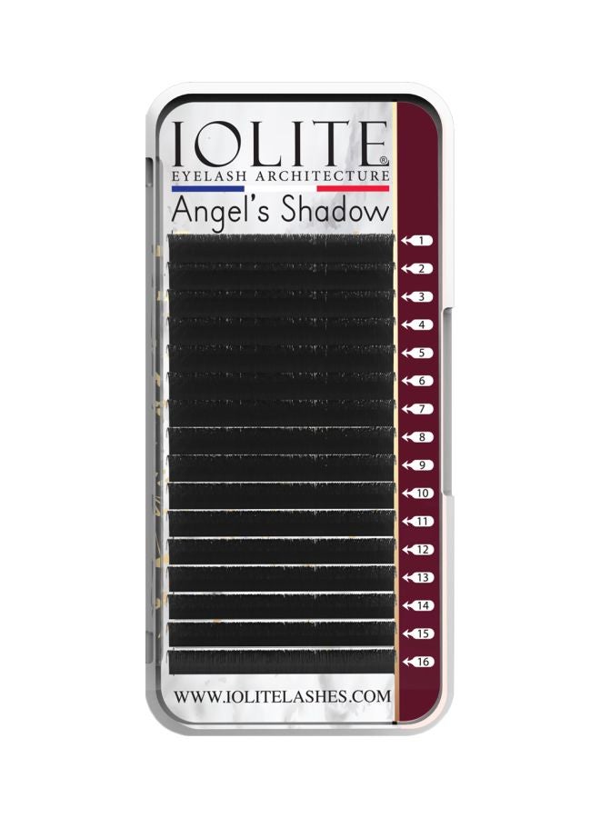 IOLITE 16-Piece Angel's Shadow CD Curl False Eyelashes Extension Set Black
