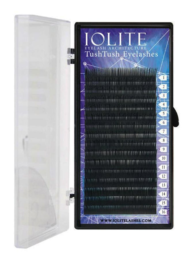 Lolite 16-Piece B Curl TushTush Eyelashes Set Black - Image 1