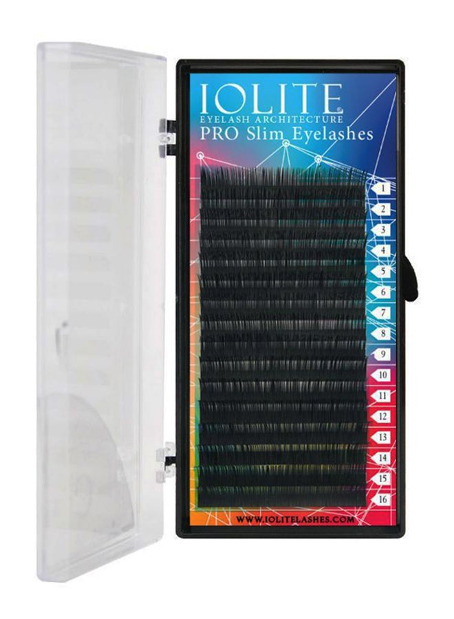 لوليت طقم رموش بي كيرل برو الرفيعة مكون من 16 قطعة أسود - Image 1