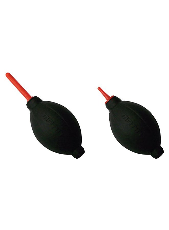 لوليت طقم منفاخ هواء لمجفف صمغ الرموش مكون من قطعتين أسود/أحمر - Image 1