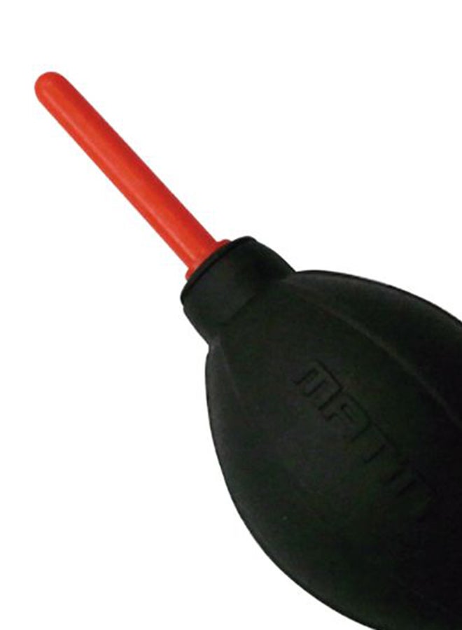 لوليت طقم منفاخ هواء لمجفف صمغ الرموش مكون من قطعتين أسود/أحمر - Image 2