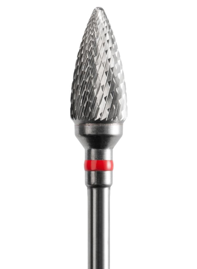 Bruson Germany Nail Art Drill Machine Bit Silver/Red - Image 2