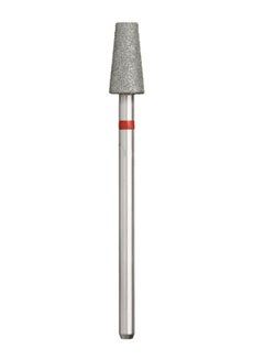 Bruson Diamond Nail Art Drill Machine Bit Silver/Red  - Image 1