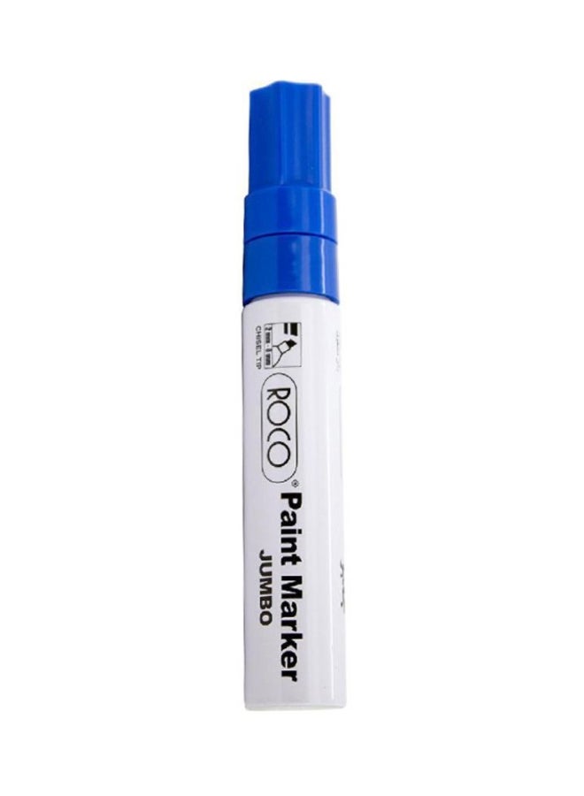 ROCO Jumbo Chisel Tip Paint Marker Blue 