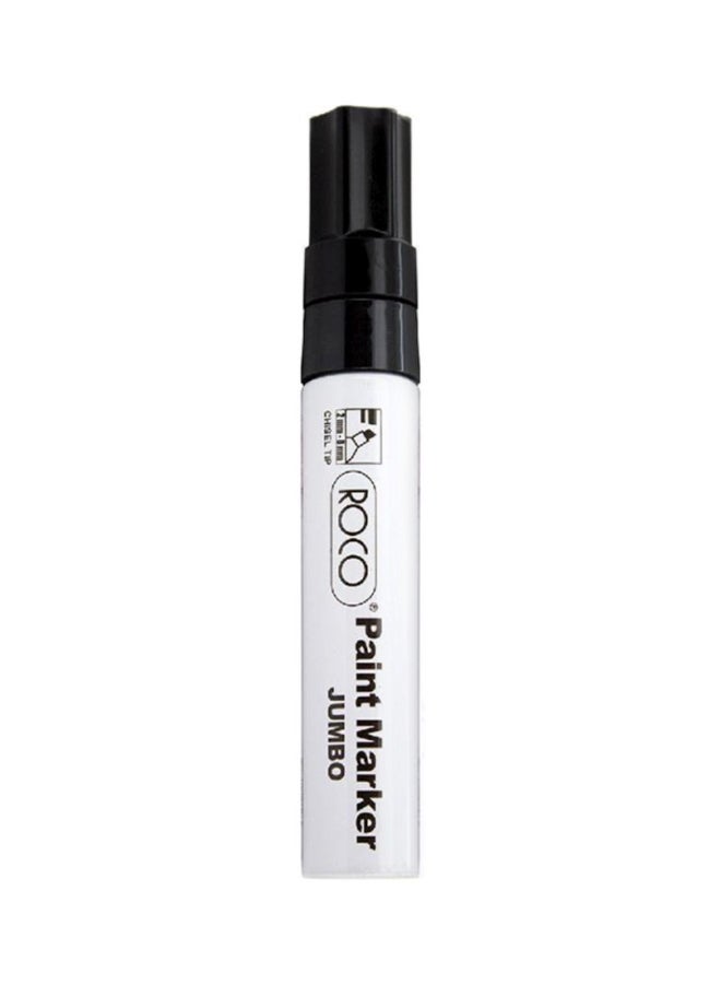 ROCO Jumbo Chisel Tip Paint Marker Black 