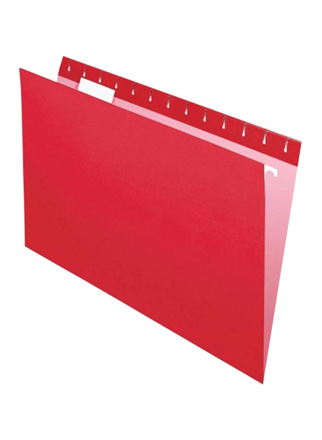Pendaflex 5-Tab File Folder Red/White