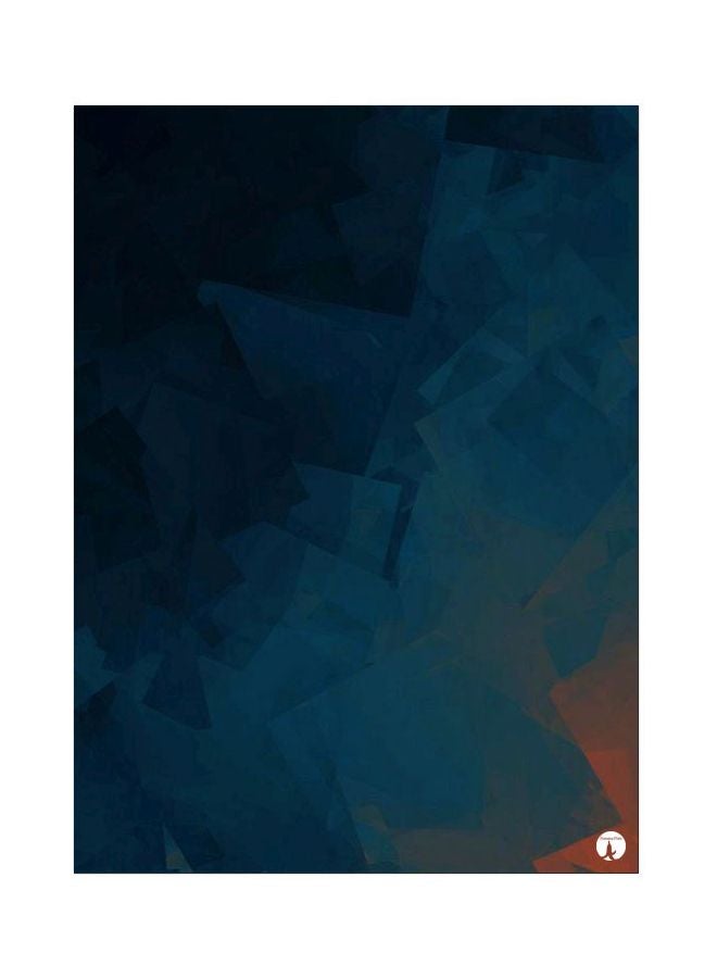 BP Solid Themed Metallic Plate Blue 20x15cm 