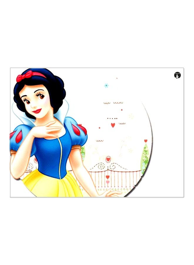 BP Cartoon Themed Metallic Plate White/Blue/Yellow 20x15cm