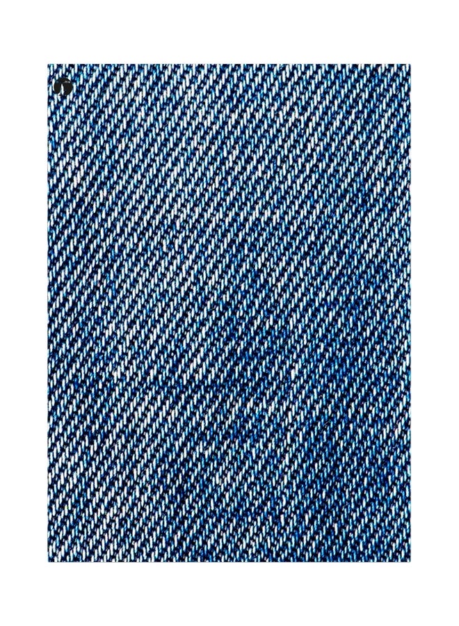 BP Decorative Metallic Plate Blue/White 20x15cm 