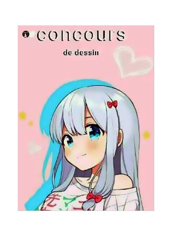 BP Anime Girl Themed Metallic Plate Pink/Grey/Beige 20x15cm