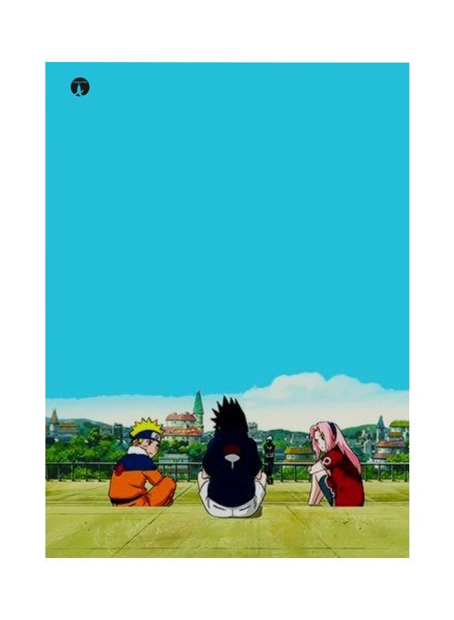 BP Anime Themed Metallic Plate Blue/Green/Orange 20x15cm 