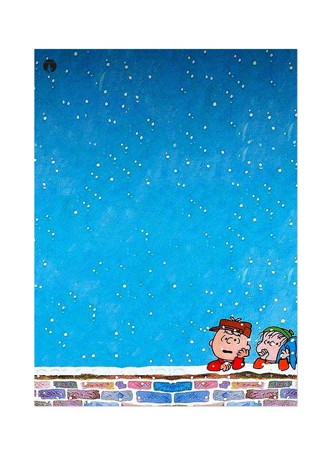 BP Sky Themed Metallic Plate Blue/White/Red 20x15cm 