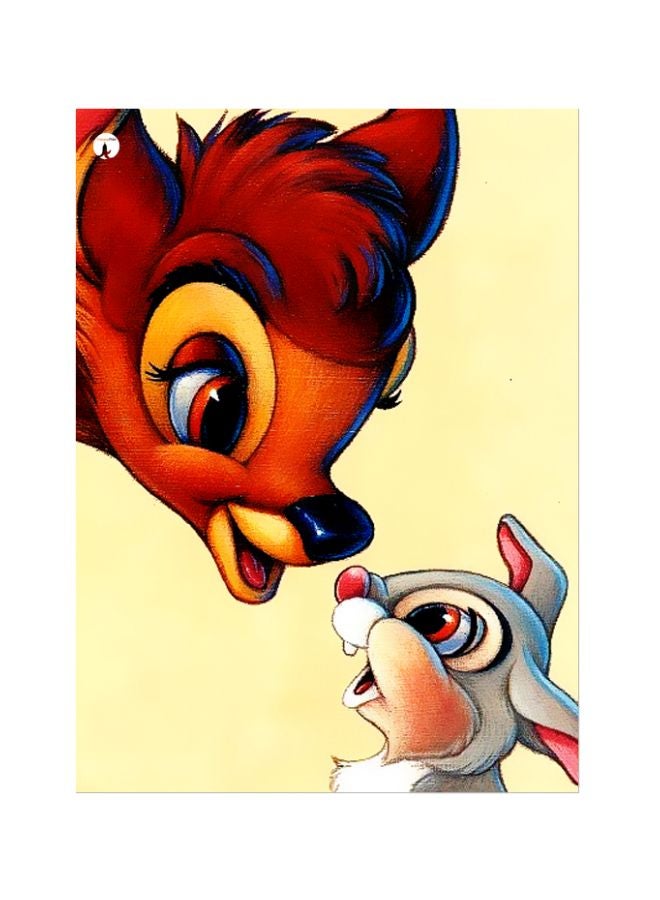 BP Cartoon Themed Metallic Plate Brown/Grey/Yellow