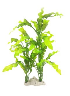 Aquarium Artificial Plant White/Green 13 x 2.20cm - v1595868421/N39489146A_1