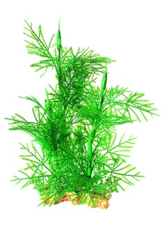 Aquarium Artificial Plant Green 30 x 17cm - v1595868423/N39489148A_1