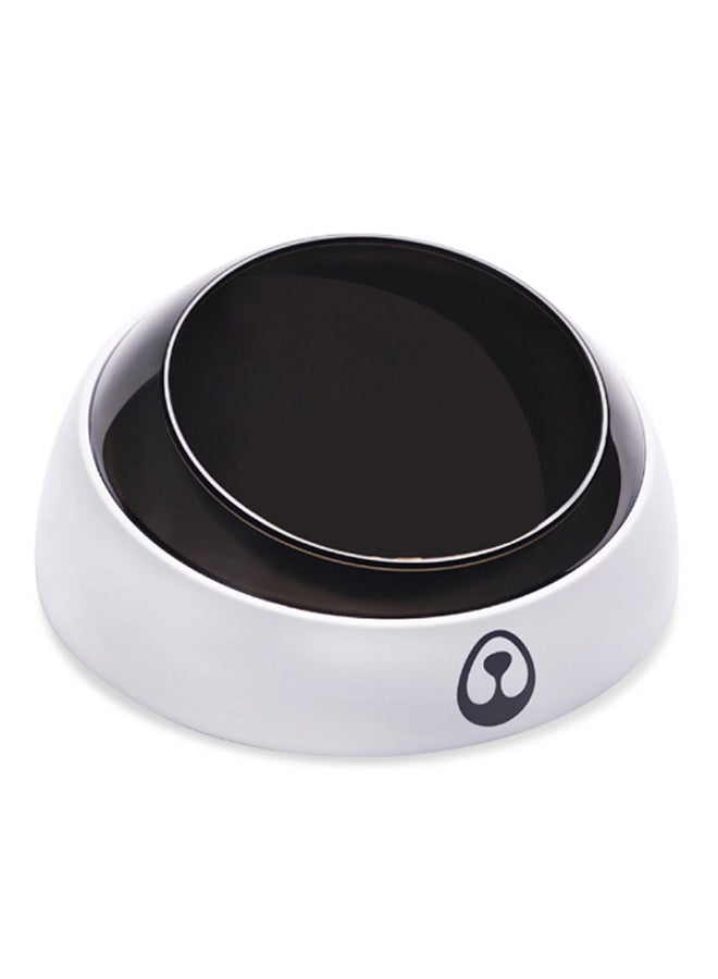 وعاء ماء للحيوانات الأليفة. أبيض/ أسود 20 x 10سم - Image 1