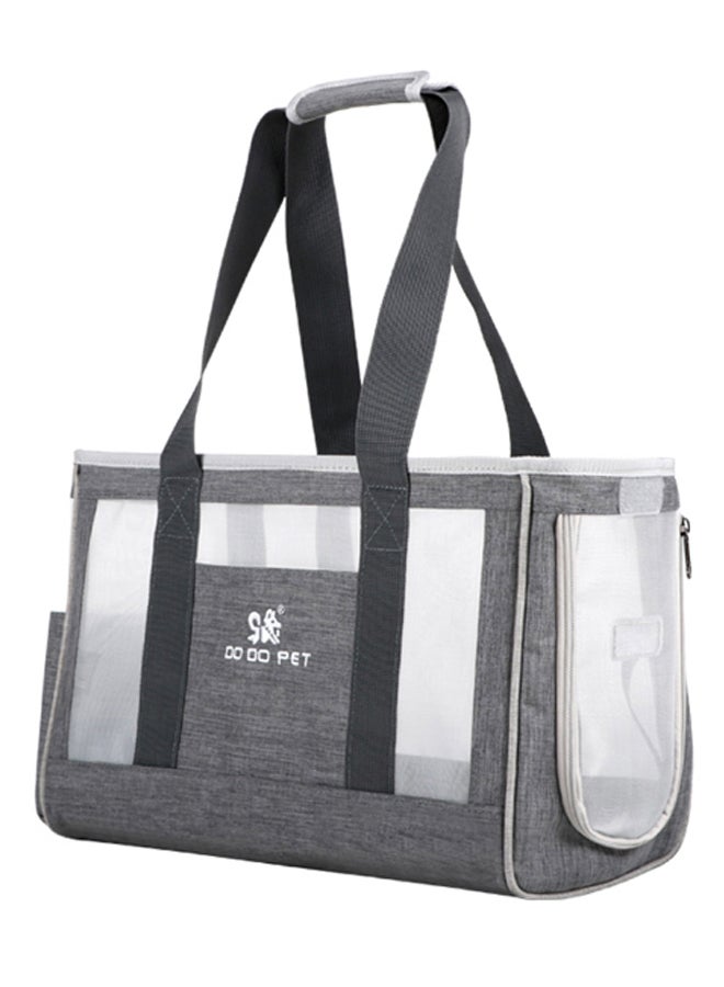 Portable Pet Travel Bag Grey 45 x 5cm - Image 1