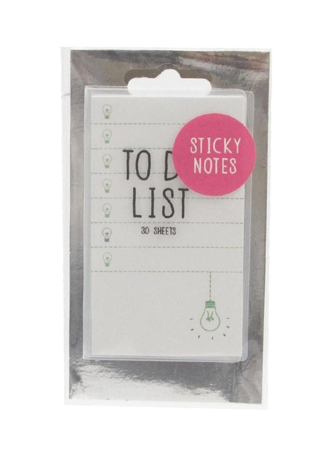 روكو أوراق ملاحظات ذاتية اللصق لقائمة المهام من 1500 ورقة أبيض/ وردي