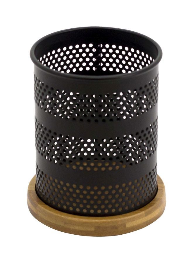 Multipurpose  Pencil Holder Black/Beige