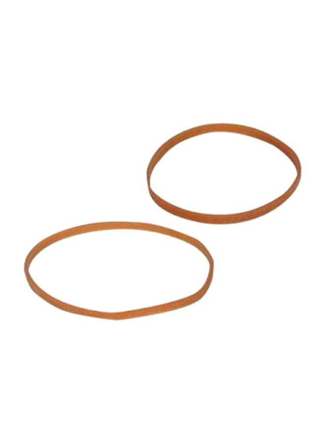 ROCO 2-Piece Natural Rubber Band Set Brown