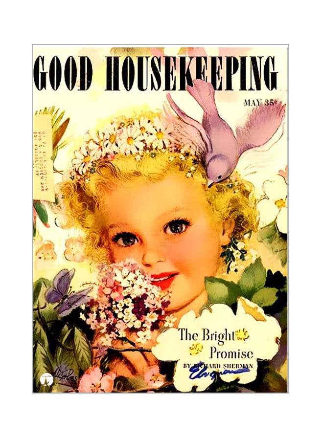 BP Girl Themed Metallic Plate Yellow/Green/Black 20x15cm