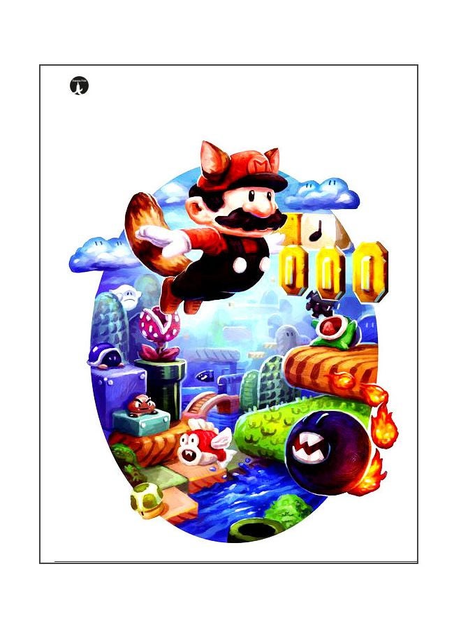 BP Cartoon Themed Metallic Plate Multicolour 20x15cm