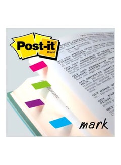 3M 140-Piece Post-it Tape Flags Bright Blue/Bright Pink/Bright Purple  - Image 3