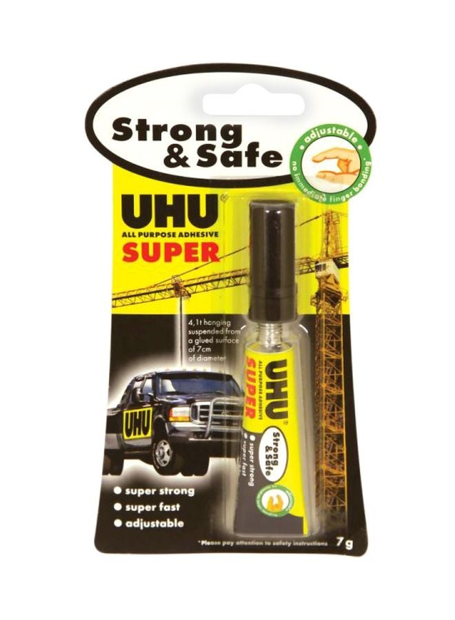 يو إتش يو صمغ ممتاز سترونج آند سيف شفاف