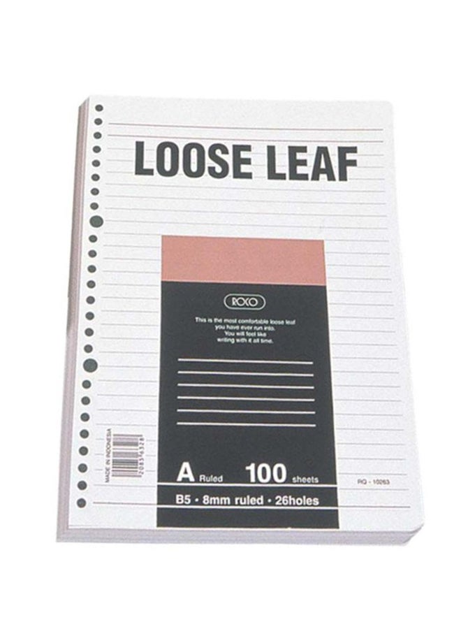 ROCO B5 Looseleaf Filler Paper