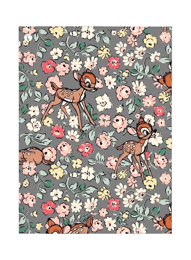 Dear Themed Metallic Plate Grey/Brown/Green 20x15cm