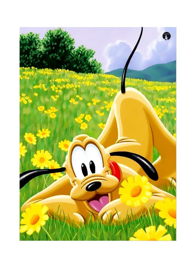 BP Themed Metallic Plate Green/Yellow/Blue 20x15cm